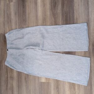Boden Light Gray Wide Leg Pants